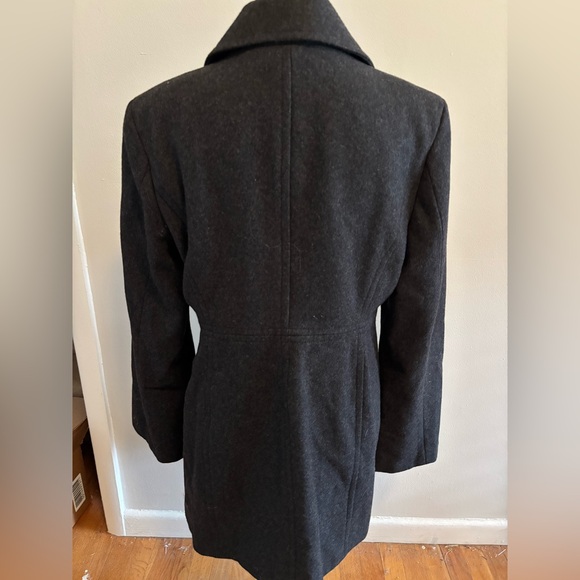 Old Navy charcoal grey wool coat size Large - Picture 3 of 7